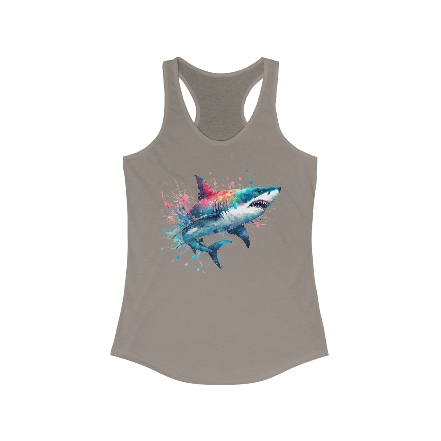 Shark Women’s Racerback Tank – Lightweight, Stylish & Bold