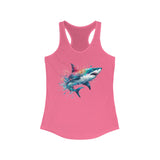 Shark Women’s Racerback Tank – Lightweight, Stylish & Bold