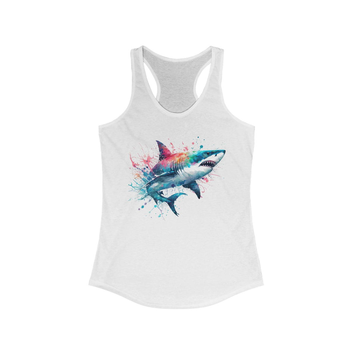 Shark Women’s Racerback Tank – Lightweight, Stylish & Bold