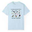 Lowcountry Bird Nerd bird species tee in chambray