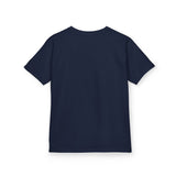 Kids Tee — “Paint With All The Colors Of The Wind” Flounder the Purrcasso Kids T-Shirt