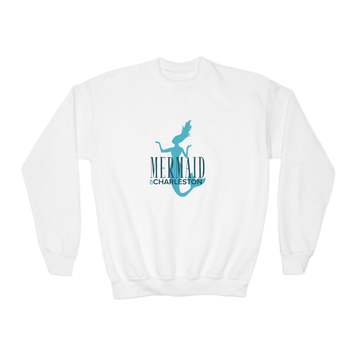 Youth Mermaid of Charleston Sweatshirt - Cozy Cotton-Poly Blend