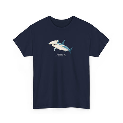 Funny 'Nailed It' Hammerhead Shark Tee