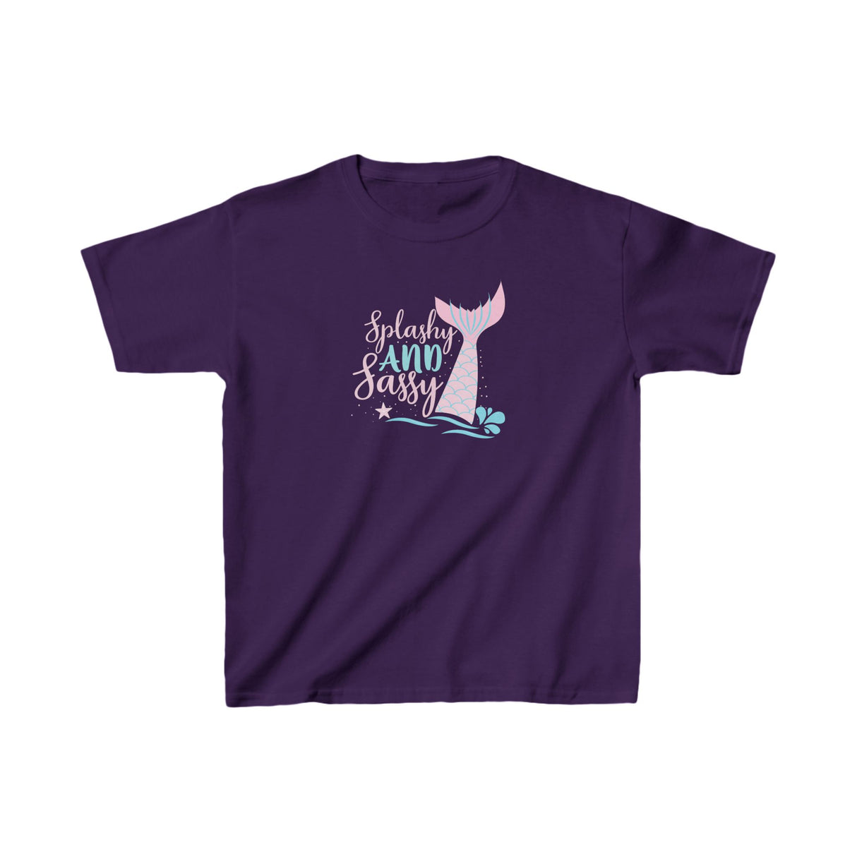 Mermaid "Splashy and Sassy" Tee