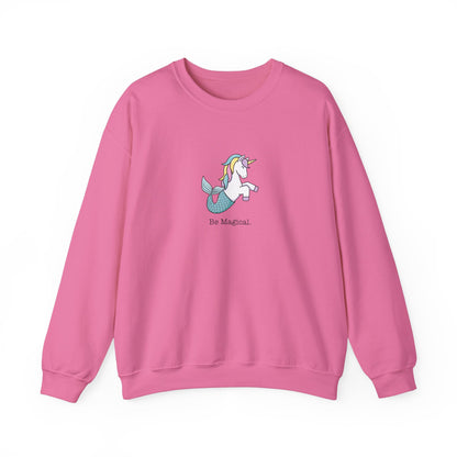 Mermaid Unicorn Crewneck Sweatshirt - Be Magical Design