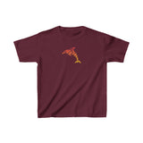 Kids Tee with Tribal Dolphin Design - Youth Shirt