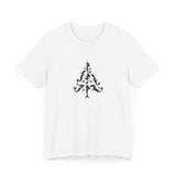 Mermaid Christmas Tree Tee - Bella+Canvas