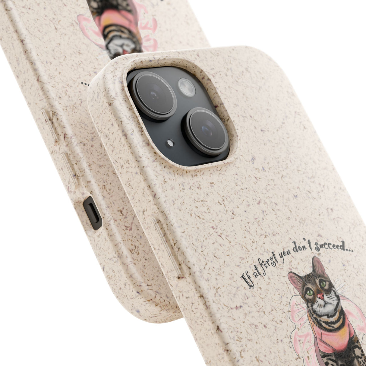 Phone Case - Flounder and Mouse Toy in Ballet Tutus Design by Nina