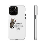 Flounder the Talking Cat Wine Glass Phone Case – "II just want to drink all the mom water"