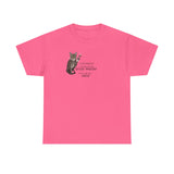 Funny Flounder Cat Wine Unisex Tee