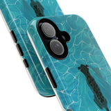 Phone Cases Purrmaid Painting featuring Flounder