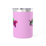 Coffee Mug Tumbler - Just Roll with it Flounder the Purrmaid Design by Nina, 15oz