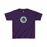 Kids Tee — "Salty Paws Club" Purrmaid Flounder & Life‑Vest Mouse Toy