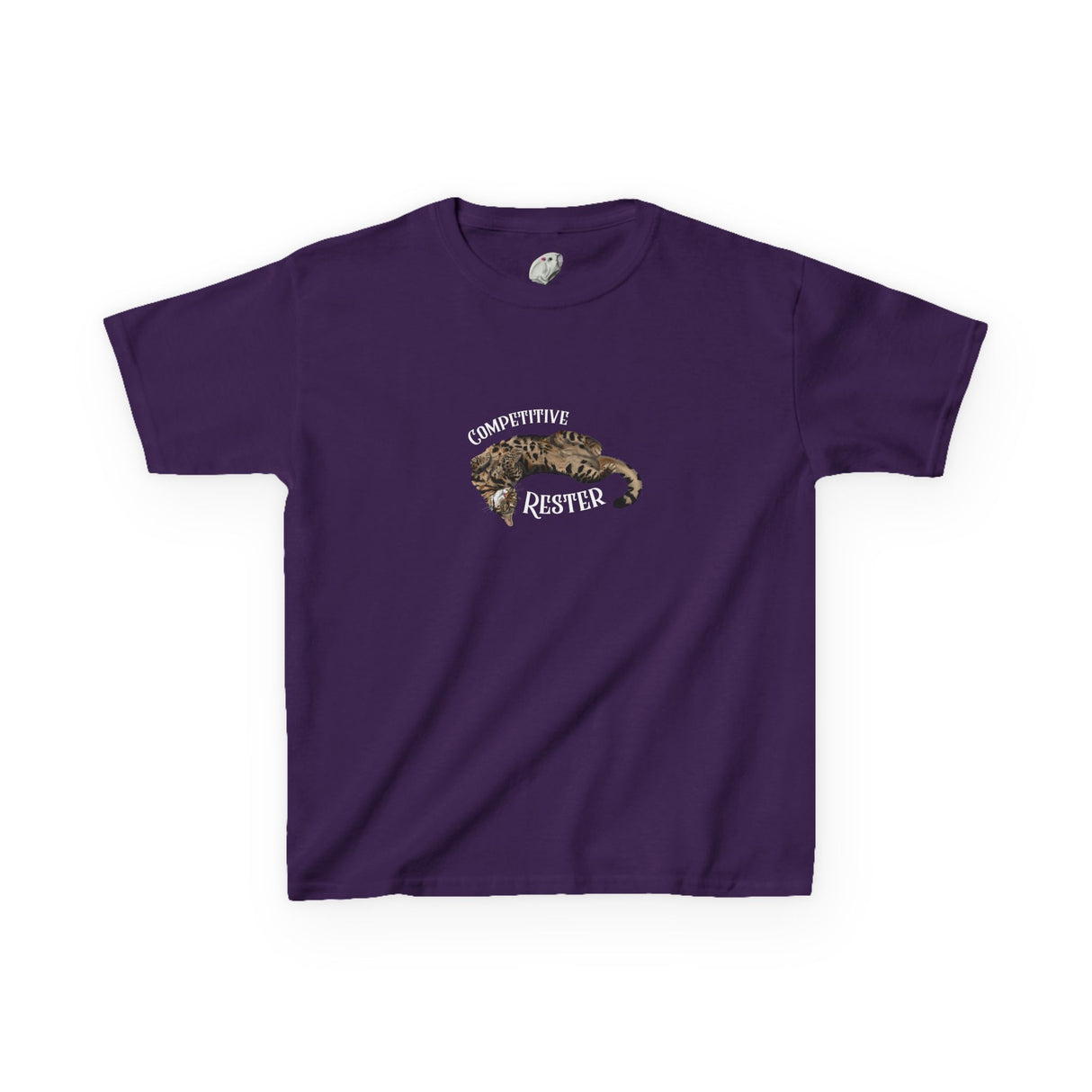 Kids 'Competitive Rester' T-Shirt — Flounder Funny Resting Pose Tee
