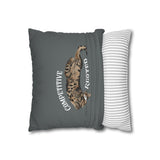Decorative Pillow — "Competitive Rester" Flounder Design