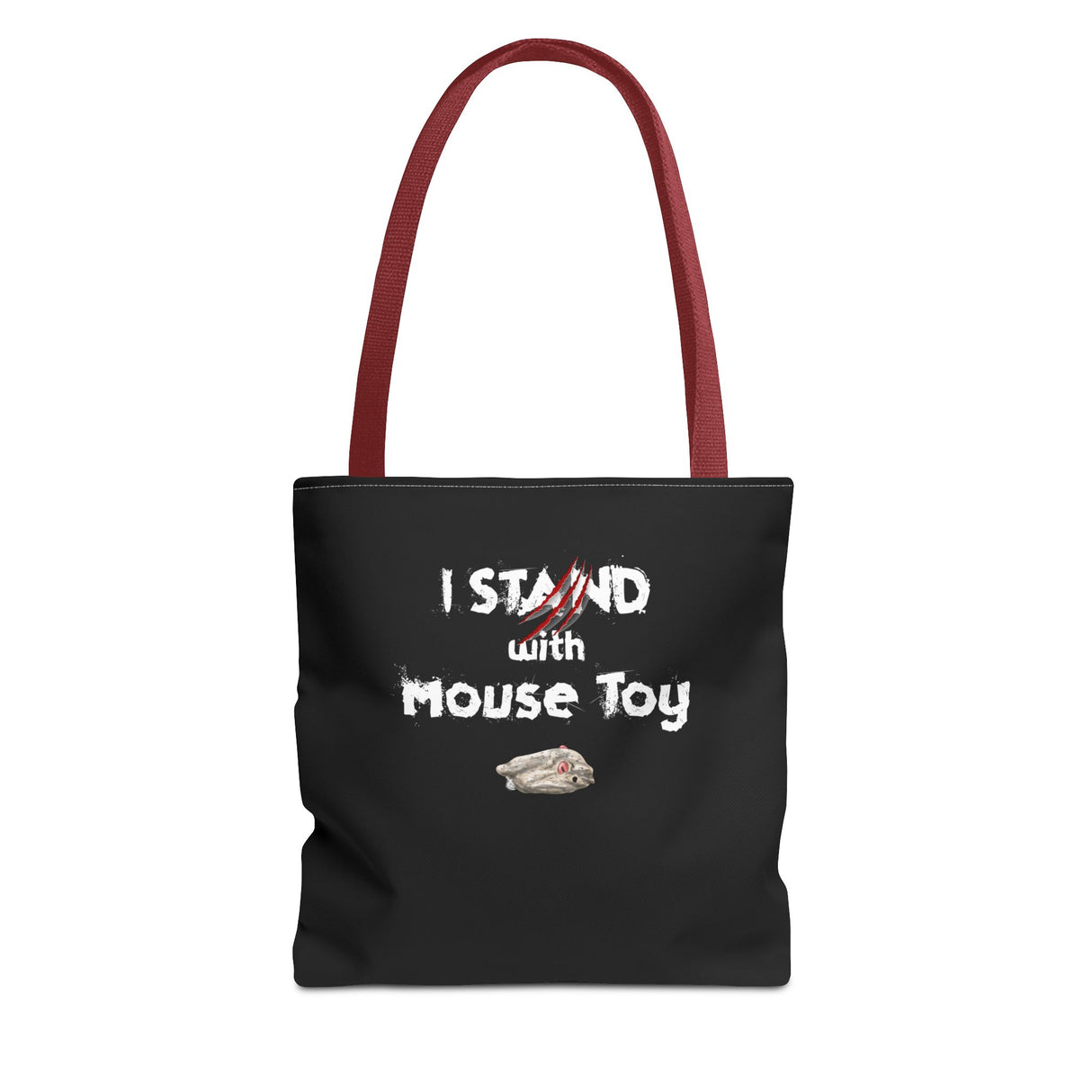 Mouse Toy Tote Bag - Hand Drawn Design by Nina
