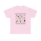 Bird Species Unisex Tee - Lowcountry Bird Nerd Shirt
