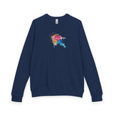 Flounder 'Wingapo' Watercolor Raglan Crewneck