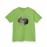 Kids Tee - Treble Maker Design Hand Drawn by Flounder's Mom, Nina Featuring Flounder the Purrmaid Playing Piano for Mouse Toy