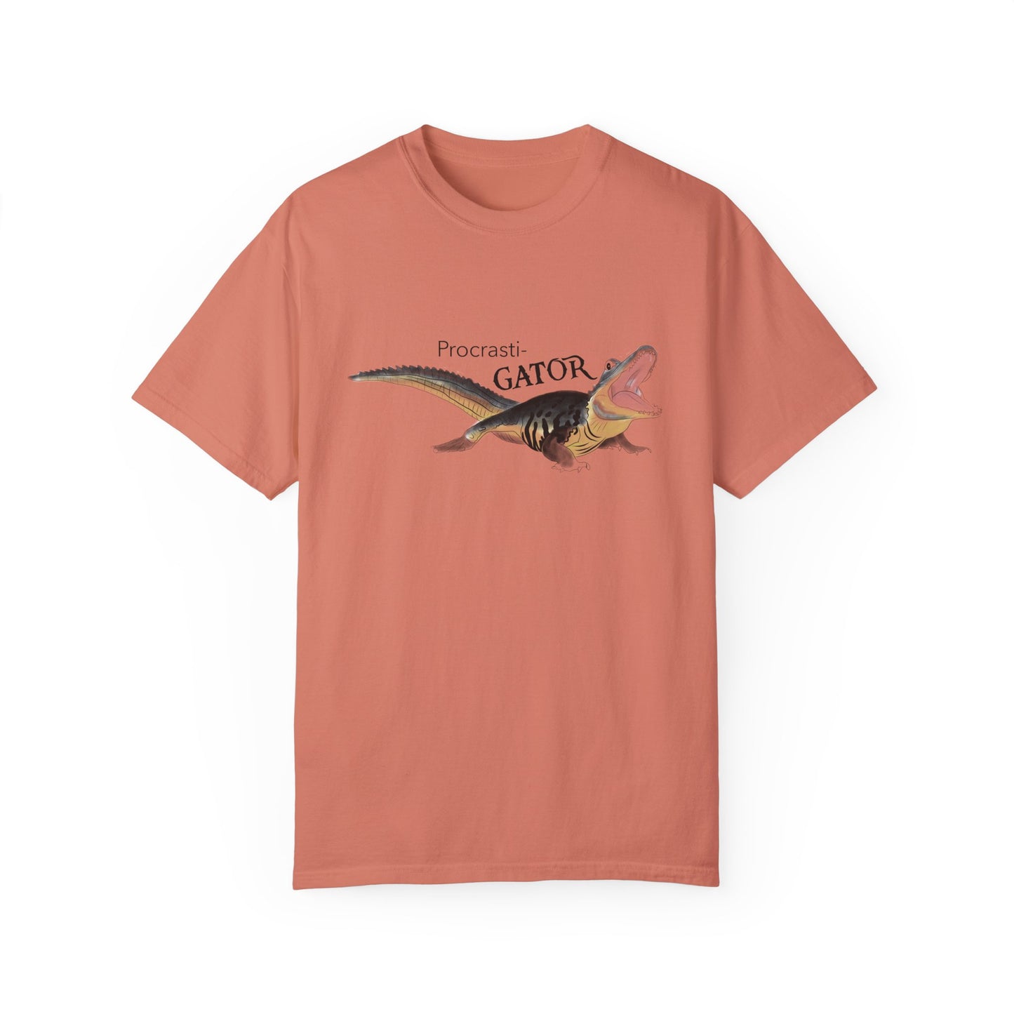 Comfort Colors Garment-Dyed T-shirt with Alligator Design Procasti-Gator