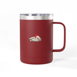 Coffee Mug Tumbler - Christmas Tree Hugger Design