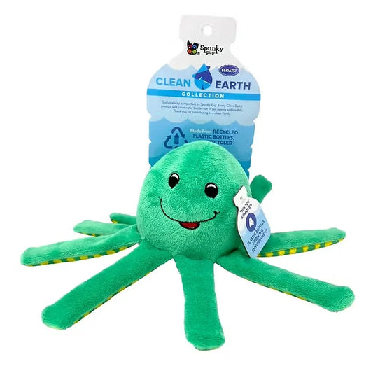 Octopus Clean Earth Recycled Plush Toy - Eight Arms of Eco-Friendly Fun