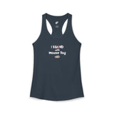 "I Stand with Mouse Toy" Women's Racerback Tank