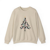 Mermaid Christmas Tree Crewneck Sweatshirt