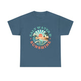 Coastal Saltwater & Sunshine Unisex Cotton T-Shirt