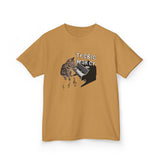 Kids Tee - Treble Maker Design Hand Drawn by Flounder's Mom, Nina Featuring Flounder the Purrmaid Playing Piano for Mouse Toy