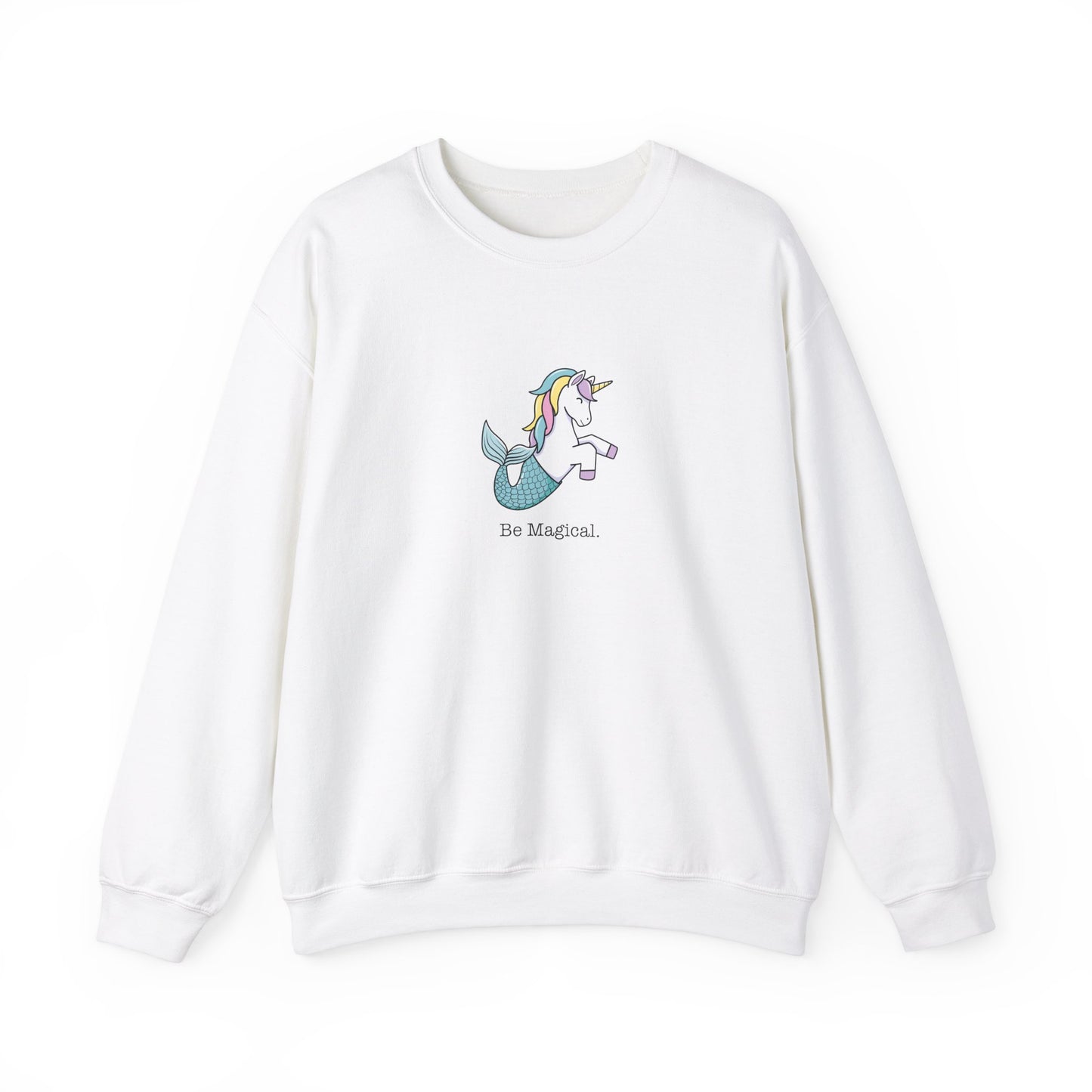 Mermaid Unicorn Crewneck Sweatshirt - Be Magical Design