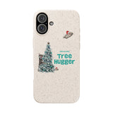 Phone Case with Christmas Tree Hugger Design