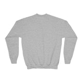 Tricks for Treats Youth Crewneck Sweatshirt — Flounder in Halloween Bravery Tutu Ballet Design