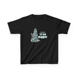 Kids Tee Christmas Tree Hugger Flounder the Purrmaid Design