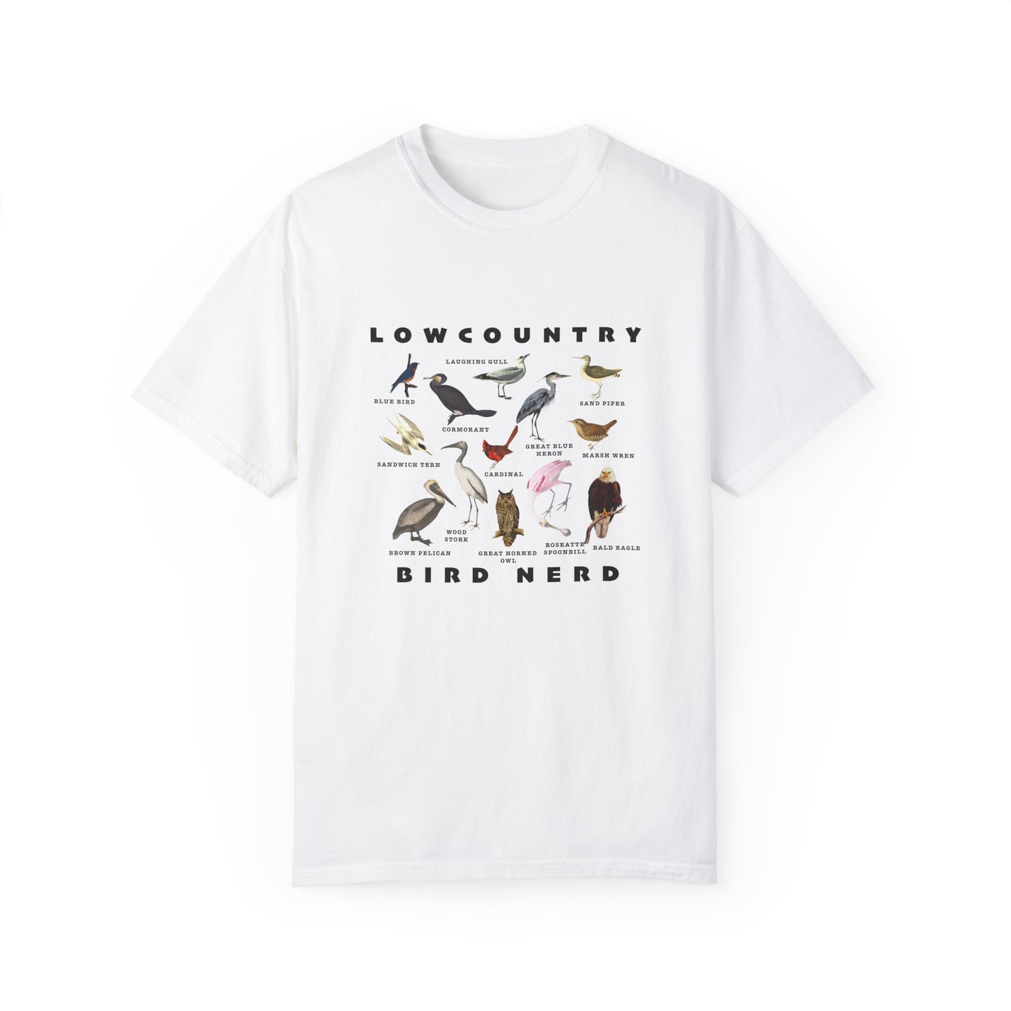 Bird Species Unisex Tee - Lowcountry Bird Nerd T-Shirt