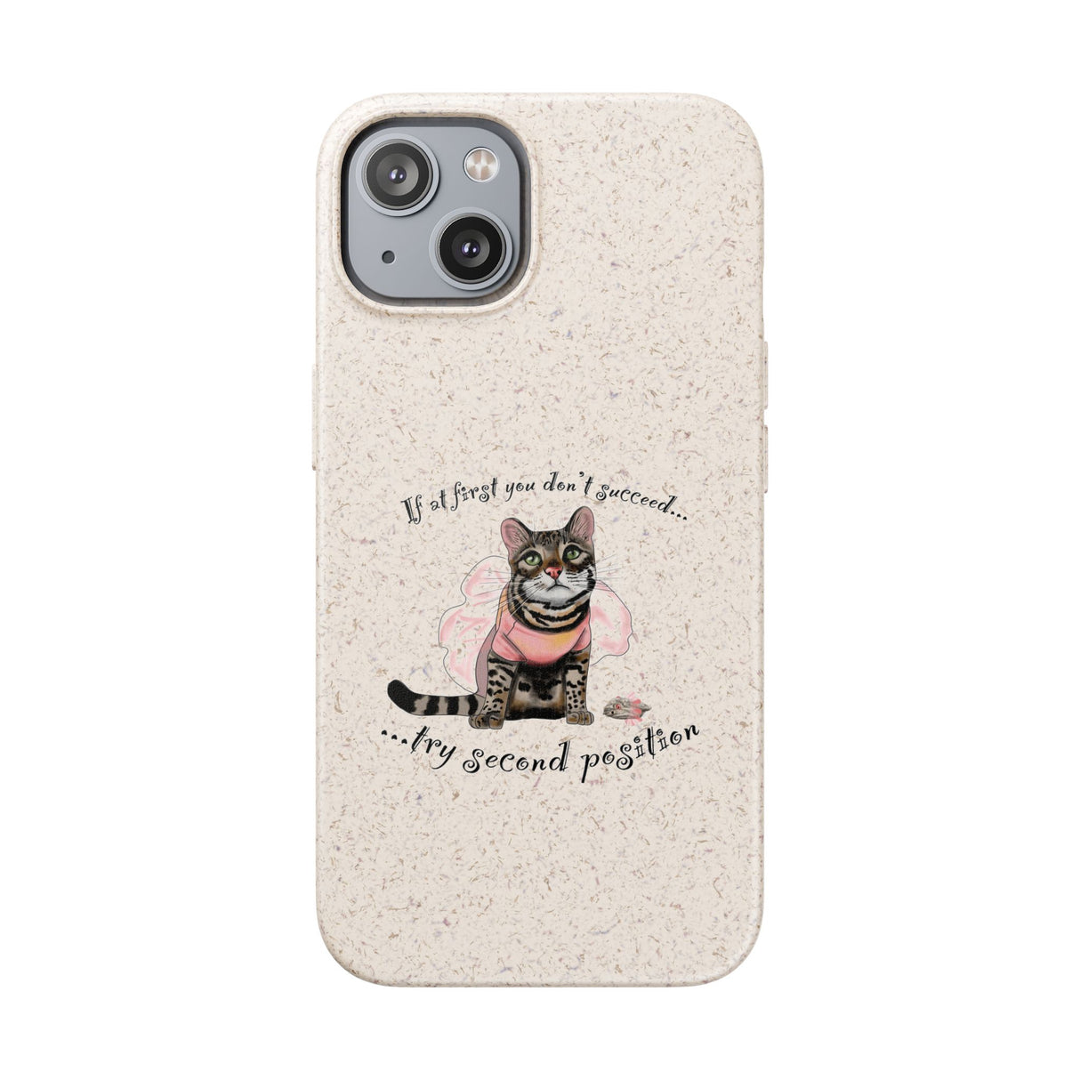 Phone Case - Flounder and Mouse Toy in Ballet Tutus Design by Nina