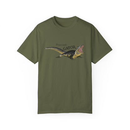 Comfort Colors Garment-Dyed T-shirt with Alligator Design Procasti-Gator