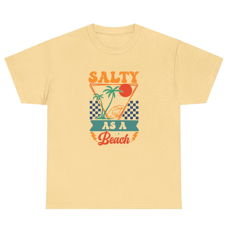 Salty As a Beach Unisex Cotton Tee