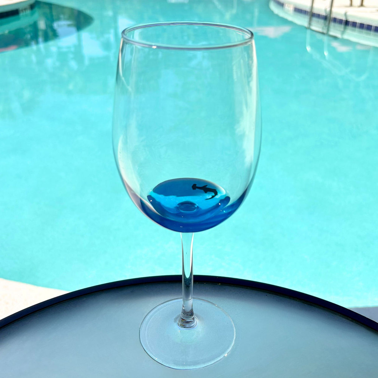 19 oz Ocean Inspired Wine Glass with Sea Creature