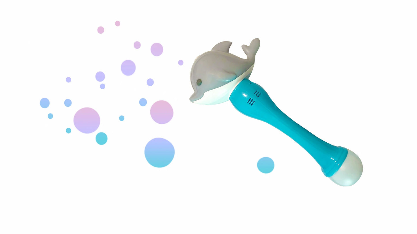 Dolphin Bubble Wand - Bubbles and Batteries Included