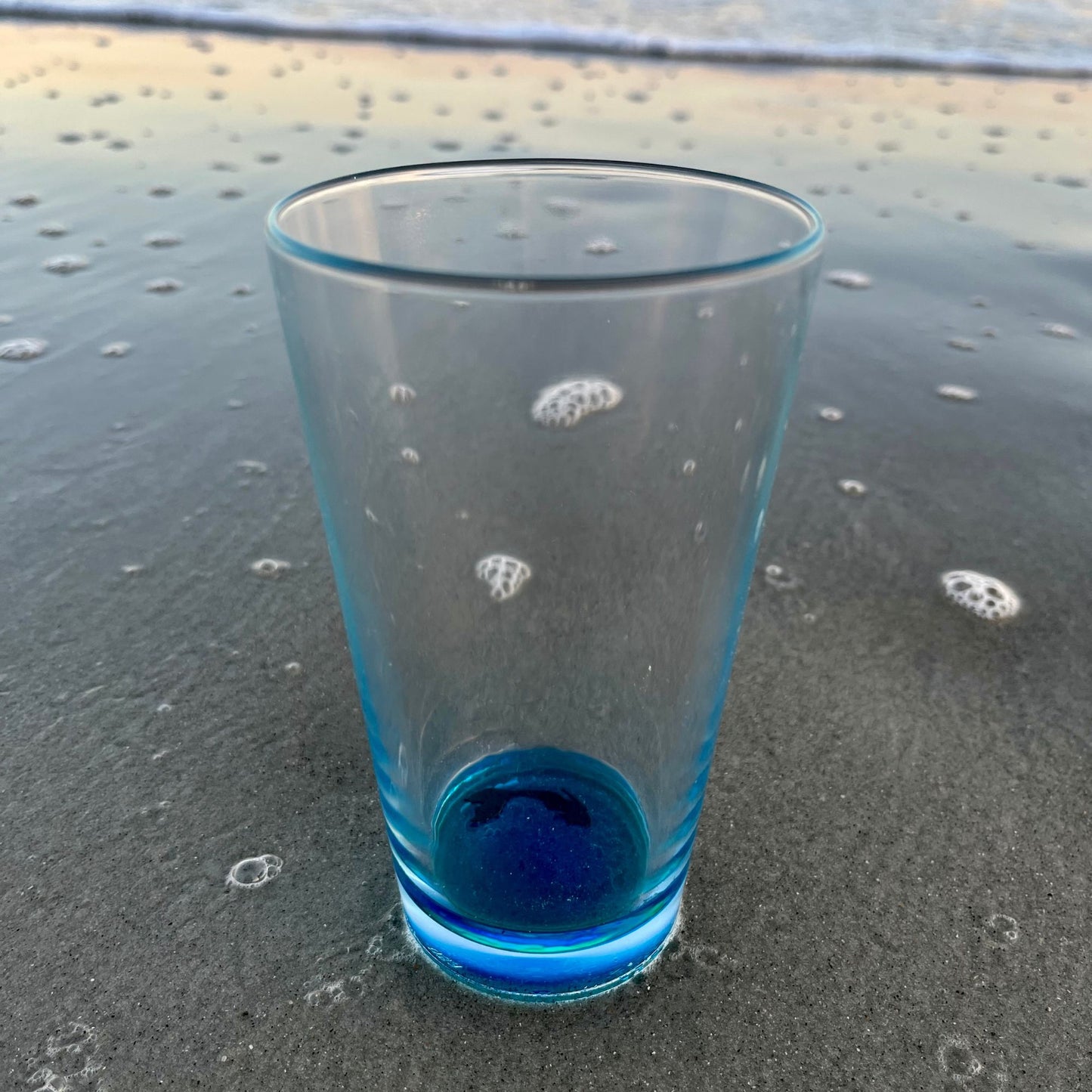 16 oz Ocean-Inspired Pint Glass with Sea Creature