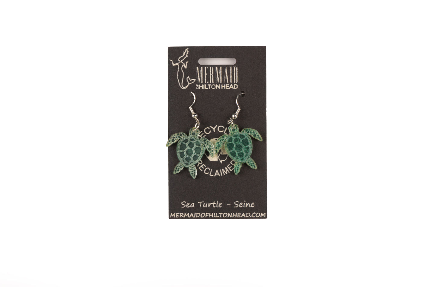 Sea Turtle Ocean Earrings