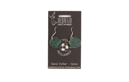 Sand Dollar Ocean Earrings