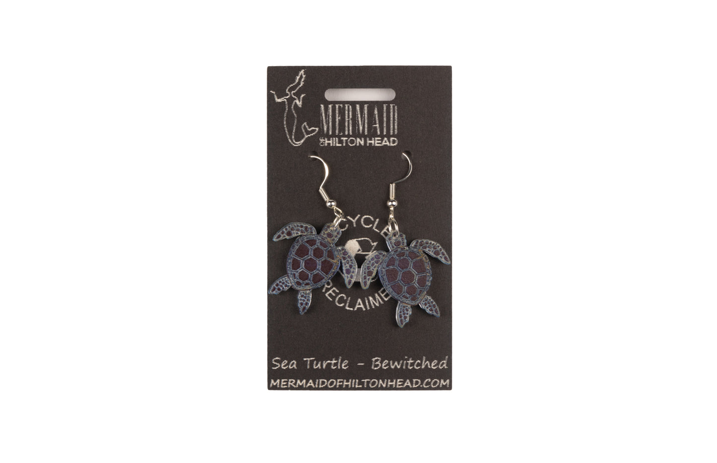 Sea Turtle Ocean Earrings