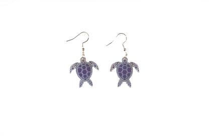 Sea Turtle Ocean Earrings