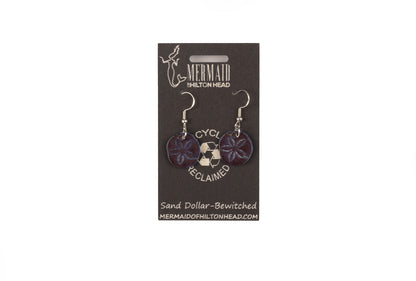 Sand Dollar Ocean Earrings