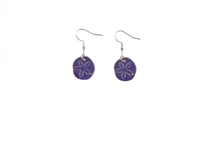 Sand Dollar Ocean Earrings