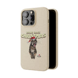 Flounder Cat - Bring Back Christmas Biodegradable Phone Case – Festive & Eco-Friendly