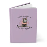 Hardcover Journal Matte - Flounder and Mouse Toy Ballet Tutus Design by Nina