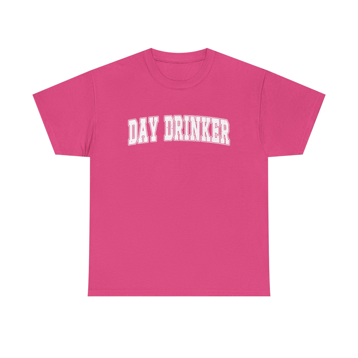 Day Drinker White Font Unisex Cotton T-shirt
